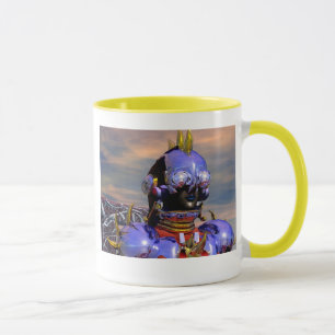 Mug TITAN CYBORG PORTRAIT Blue Science Fiction, Scifi