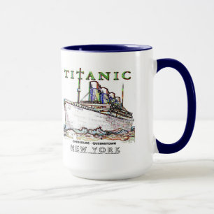 Mug Titanic Neon (blanc) : Cuisine :Musique