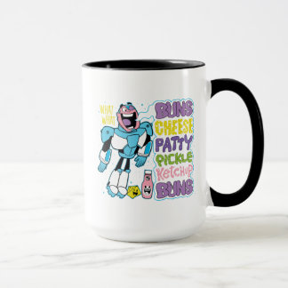 Mug Titans Ados, allez ! | Cyborg Burger Rap