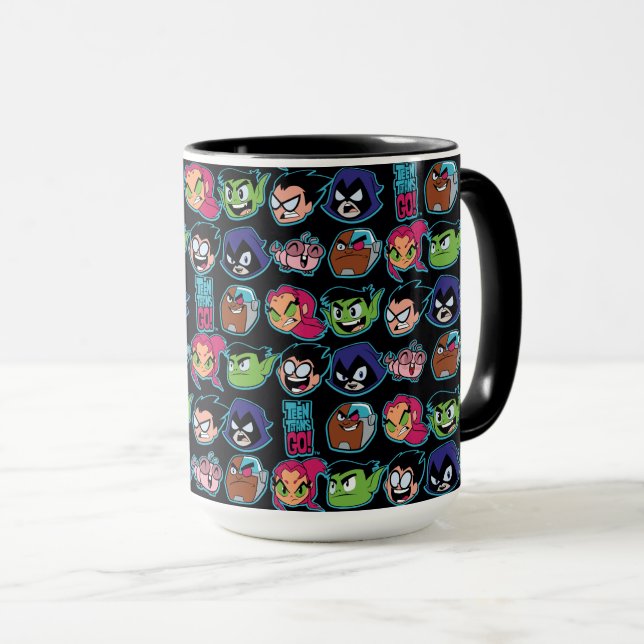 Mug Titans Ados, allez ! | Titans Motif en chef (Devant droit)