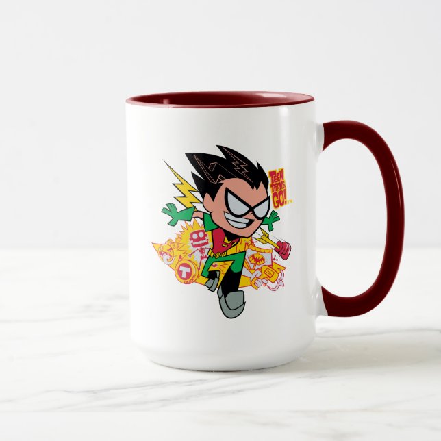 Mug Titans Ados, partez ! | Robin's Arsenal Graphic (Droite)