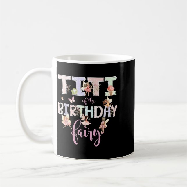 Mug Titi de la Fée d'anniversaire Fille d'anniversaire (Gauche)