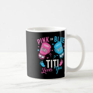 Mug Titi Rose Ou Bleu Vous Aime Boxer Genre Révéler B