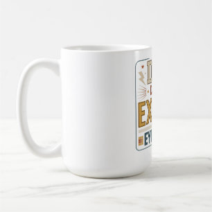 Mug Title Dad Level Expert Eye Roller Funny Father’s