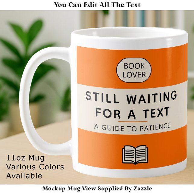 Mug Titre de patience drôle Couverture de livre de poc (Créateur téléchargé)