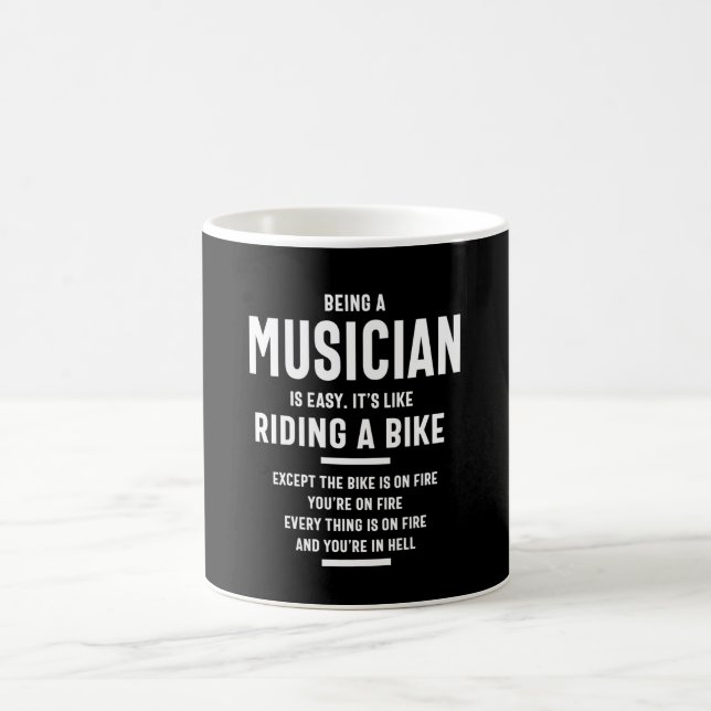 Mug Titre du travail du musicien Cadeau (Centre)