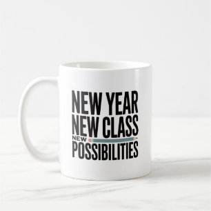 Mug Titre Nouvel An Nouvelle Classe Nouvelles Possibil