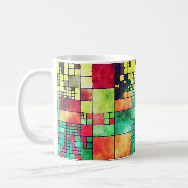 Mug Titres Abstraits d'automne (Gauche)