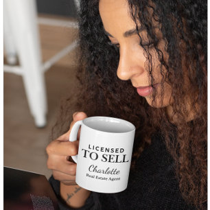 Mug Titulaire d'une licence pour vendre Realtor