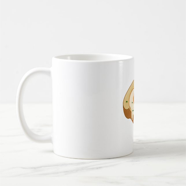Mug Toast aux œufs fromageux (Gauche)