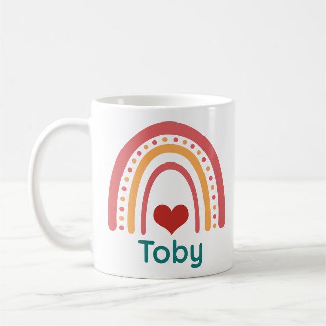 Mug Toby Vintage Boho Rainbow (Gauche)