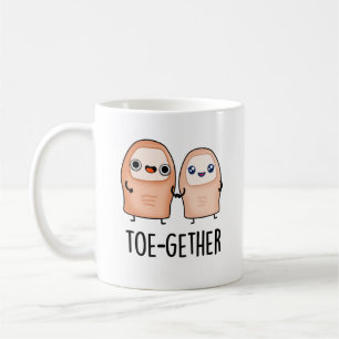 Mug Toe-gether Funny BIg Toe Pun