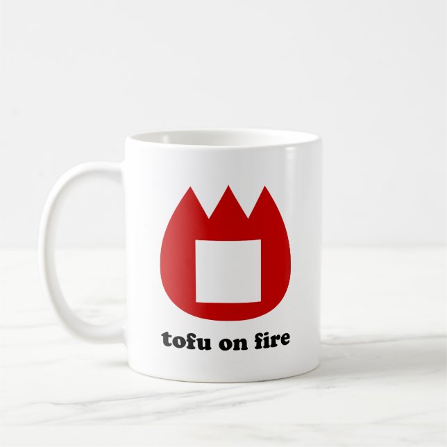 Mug 📛 tofu en feu (Gauche)