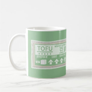 Mug Tofu Pop art emballage alimentaire