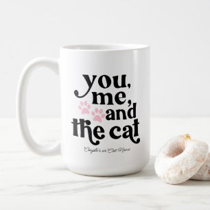 Mug Toi Moi et le Couple de Chats Minimaliste