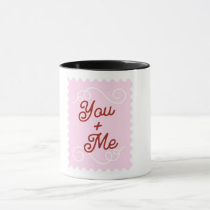 Mug "Toi + Moi" Rose - Cadeau Mignon Demoiselle d'