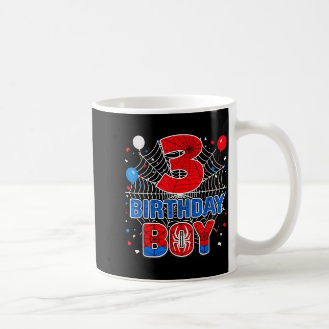 Mug Toile d'araignée pour enfants garçon d'anniversair (Droite)