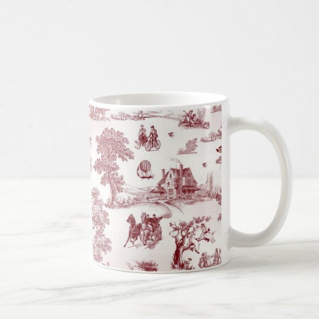 Mug Toile De Jouy - après-midi vintage (Droite)