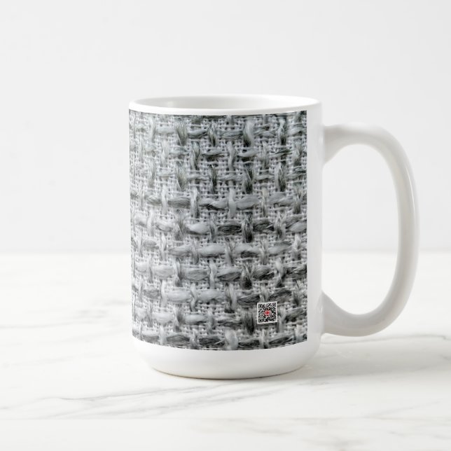 Mug Toile de jute grise (Droite)