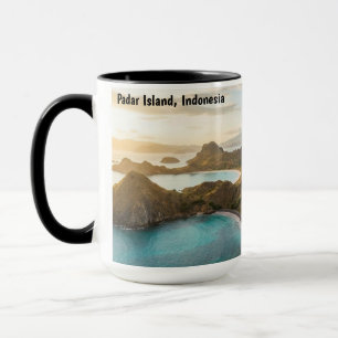 Mug Toile de paysage du coucher de soleil de l'île de