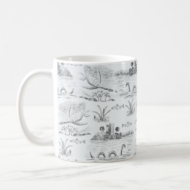 Mug Toile du Loch Ness (Gauche)