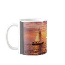 Toiles de bateaux à voile de l'heure dorée | Art m