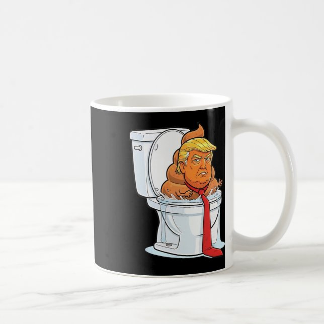 Mug Toilet Poop Trump  (Droite)