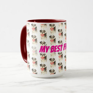 Mug Toilettage Chien Collection Élégante Or Personnali
