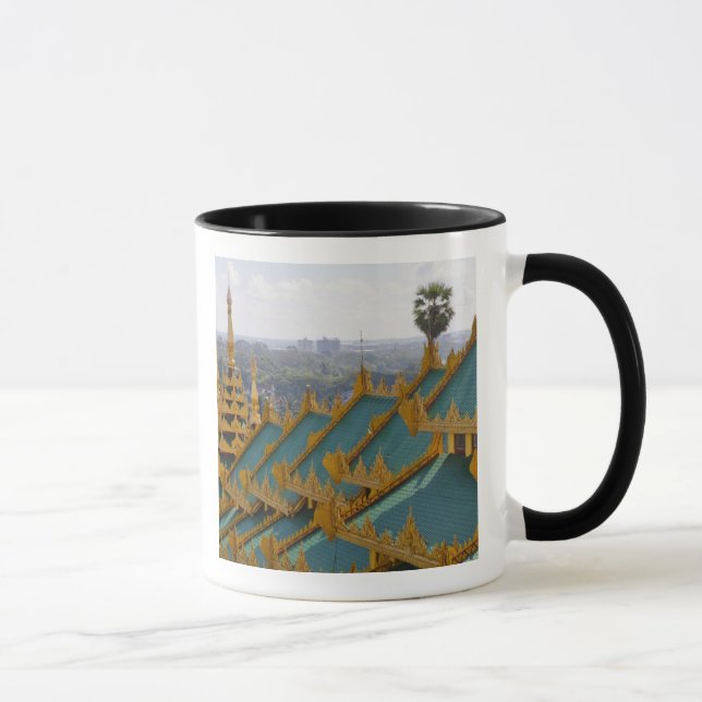 Mug Toits de la pagode Shwedagon, Yangon, Myanmar (Droite)