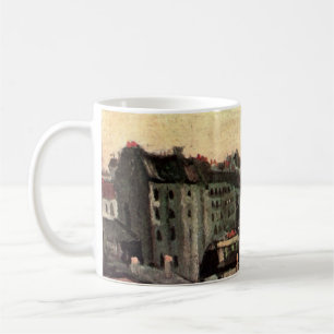 Mug Toits et arrières de maisons de Vincent van Gogh