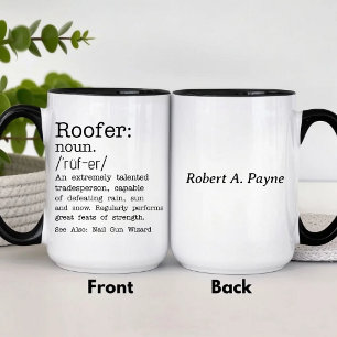 Mug Toiturier Personnalisé Drôle