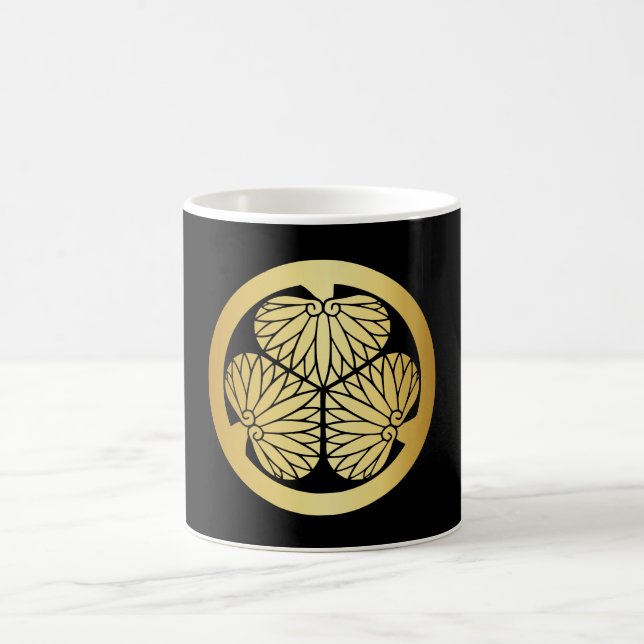 Mug Tokugawa Ieyasu Crête de famille japonaise (Centre)