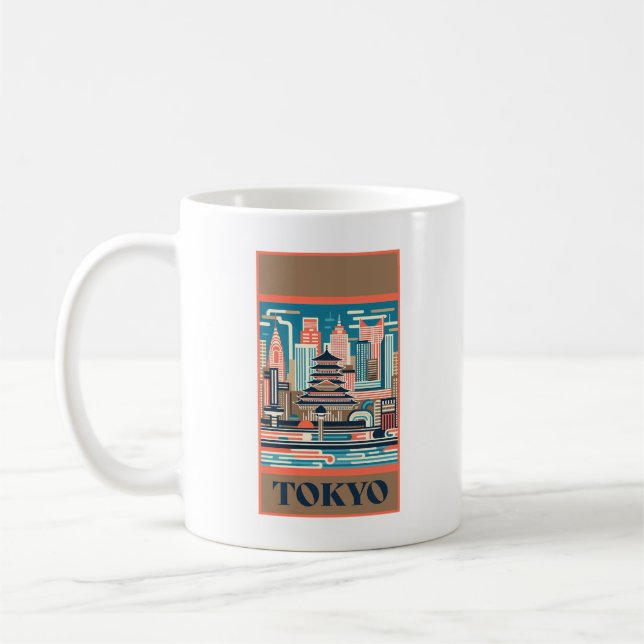 Mug Tokyo Japon Art déco (Gauche)