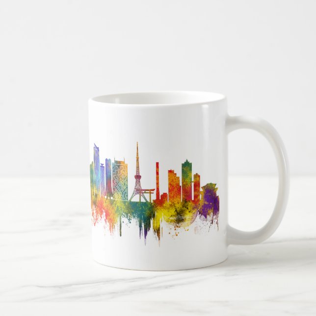 Mug Tokyo Japon Skyline (Droite)