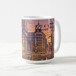 Mug Tokyo Japon Voyage Art Vintage