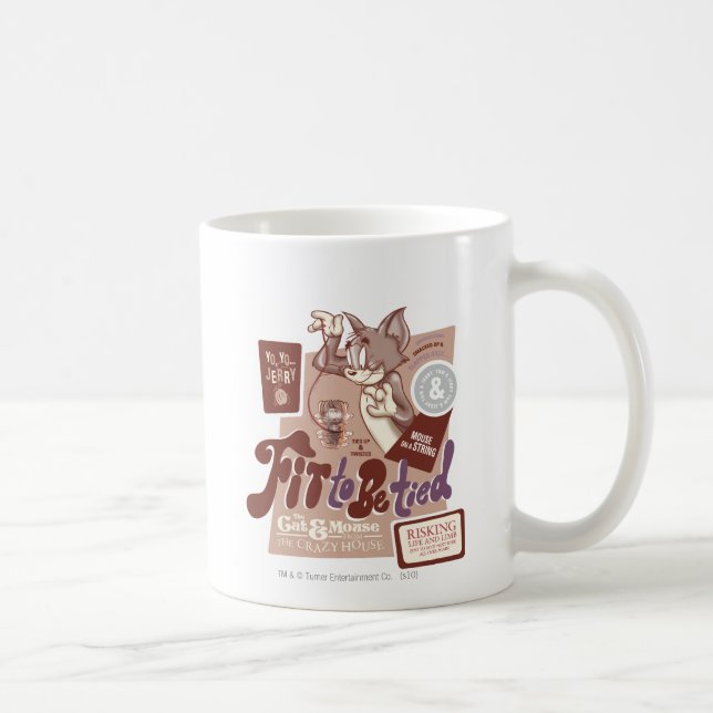 Mug Tom et Jerry Fit To Be Lied (Droite)