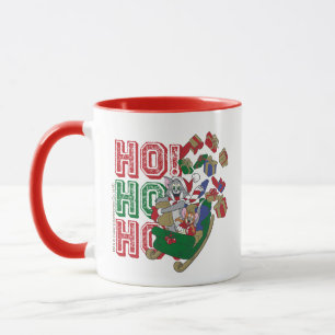 Mug Tom et Jerry livrent des cadeaux dans un hangar