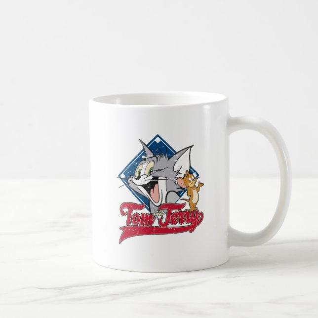 Mug Tom Et Jerry | Tom Et Jerry Sur Diamant De Basebal (Droite)