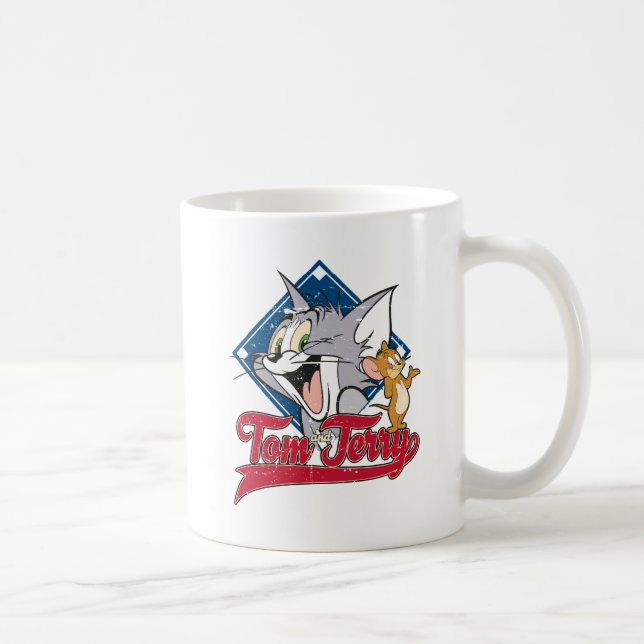 Mug Tom Et Jerry | Tom Et Jerry Sur Diamant De Basebal (Droite)