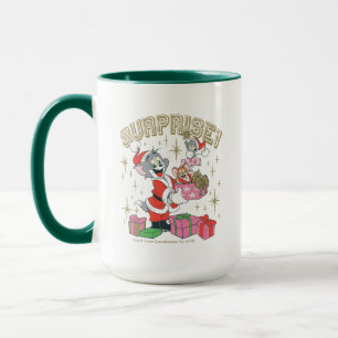Mug Tom, Jerry, and Nibbles Holiday Surprise