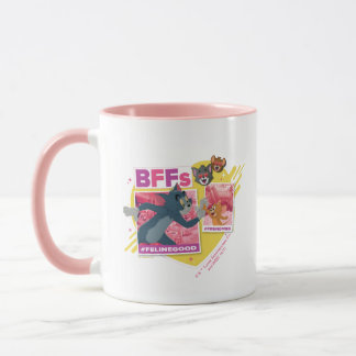 Mug Tom & Jerry BFFs Photo Emoji Collage