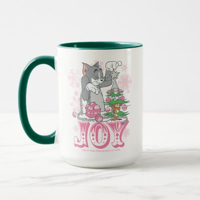 Mug Tom, Jerry et Nibbles décorent la joie (Gauche)