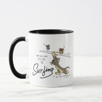 Mug Tom & Jerry "Il est temps de surfer"
