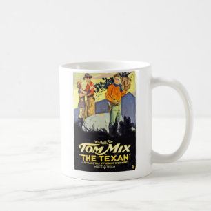 Mug Tom Mix les 1920 affiches de film vintages texane