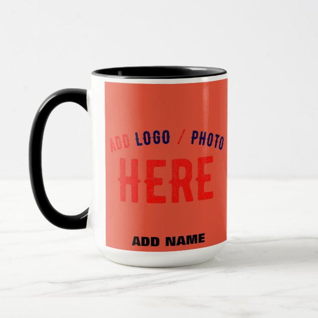 MUG TOMATE MODERNE ET MODERNE DE MARQUE VÉRIFIÉE ROUGE (Gauche)