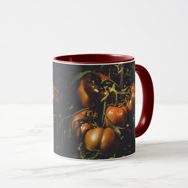 Mug Tomate Vintage Maison de Campagne Rustique Botaniq (Devant droit)