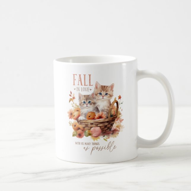 Mug Tomber Amoureux Avec Autant De Choses (Droite)