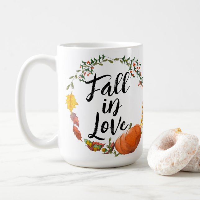 Mug Tomber dans l'amour (Avec donut)