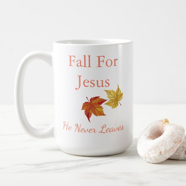 Mug Tomber Pour Jésus Il N'A Jamais De Musique Feuille (Avec donut)