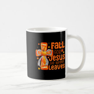 Mug Tombez Pour Jésus Il Ne Quitte Jamais Citrouille A